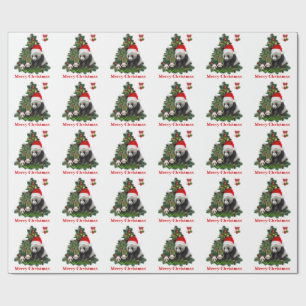 Panda bears Christmas  Wrapping Paper