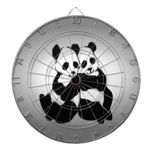 Panda Bears Dartboard
