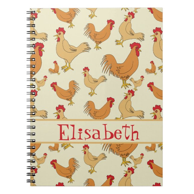 Panda Bears Graphic Pattern to Personalize Notebook (Front)