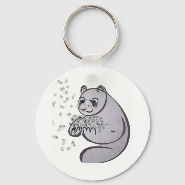 Panda Bears Keychain (Front)