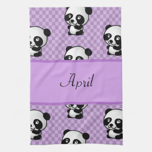 Panda Bears Kitchen Towel