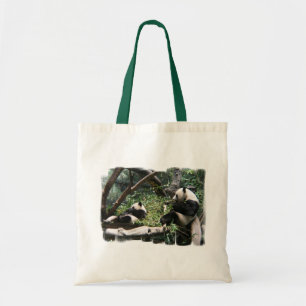Panda Bears Small Tote Bag