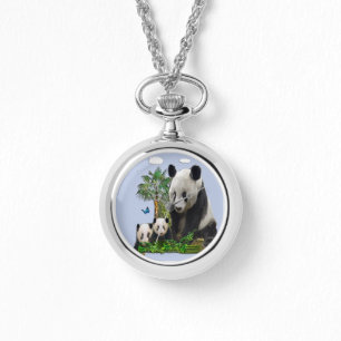 Panda bears womans watches