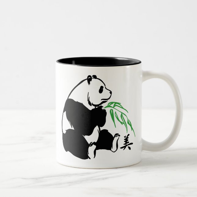 Panda Beauty Two-Tone Coffee Mug (Right)