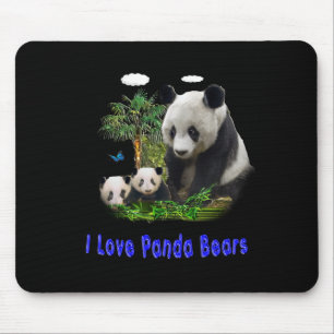 panda beras mouse pad