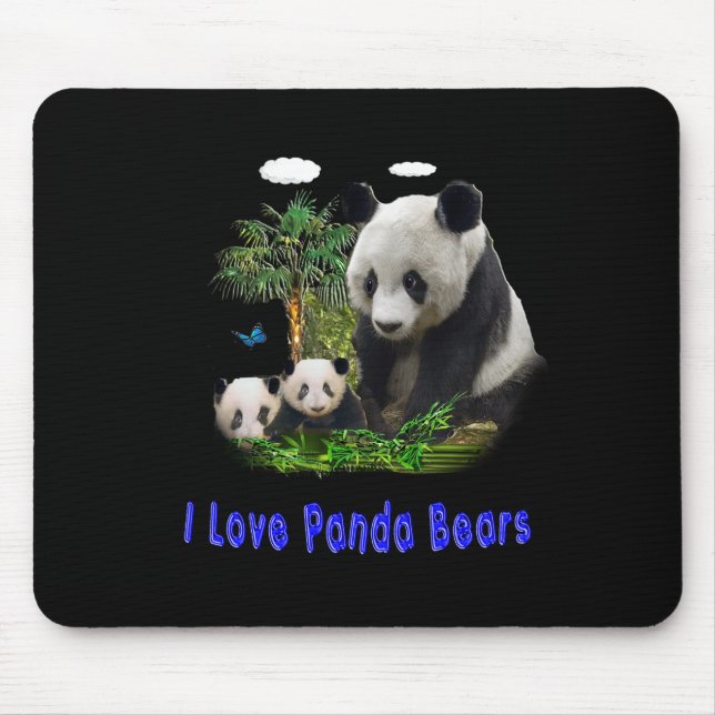 panda beras mouse pad (Front)