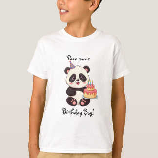 Panda Birthday Boy Shirt