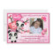 Panda birthday invitation pink black (photo)