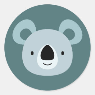 Panda Birthday Kids Art Classic Round Sticker