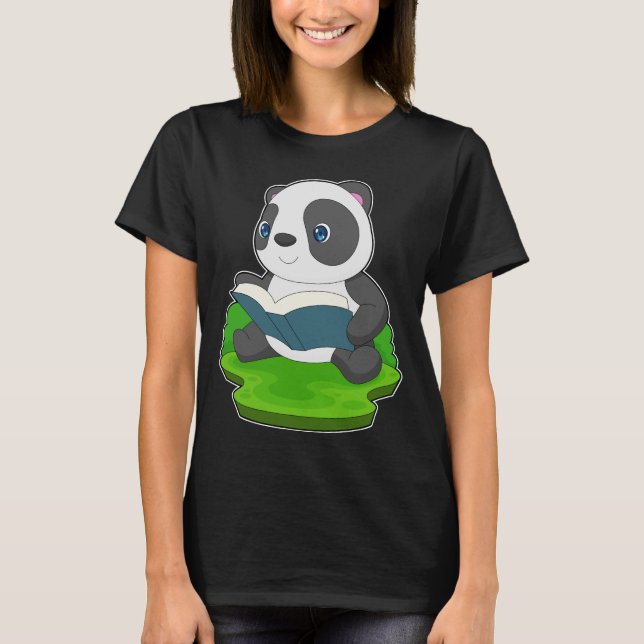 Panda Book T-Shirt (Front)