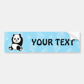 Panda bumper sticker
