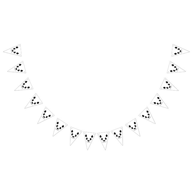 Panda Bunting Flags (All)