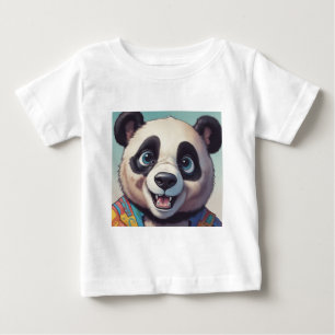 Panda Cartoon Drawing Art Baby T-Shirt