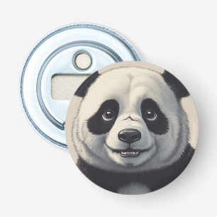 Panda Cartoon Drawing Art Bottle Opener