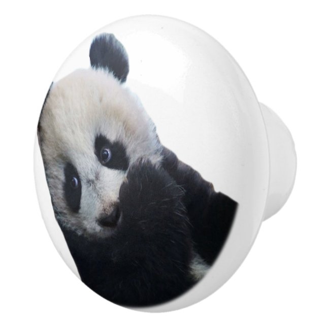 Panda Ceramic Knob (Right)