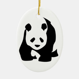 Panda Ceramic Ornament