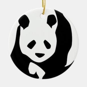 Panda Ceramic Ornament