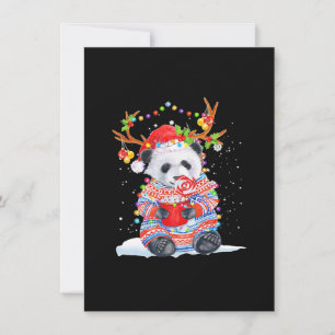 Panda christmas card