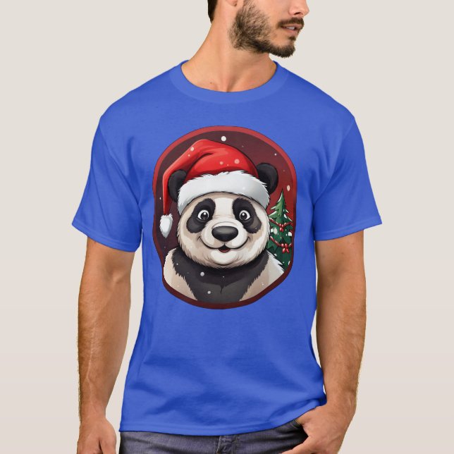 Panda Christmas girl T-Shirt (Front)