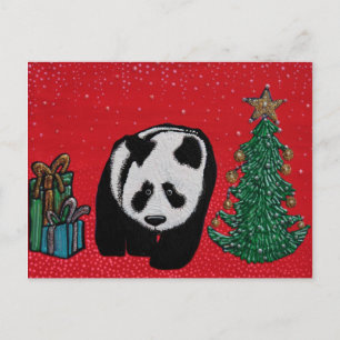 Panda Christmas Postcards