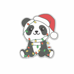 Panda Christmas Winter Animals Pandas