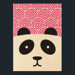panda & circle pattern poster<br><div class="desc">panda & circle pattern poster</div>