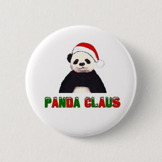 Panda Claus Button