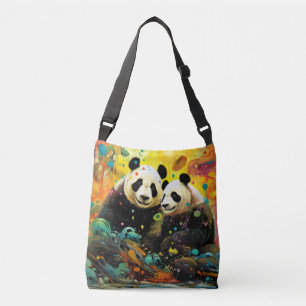 Panda Colourful Animal Enchanting  Crossbody Bag