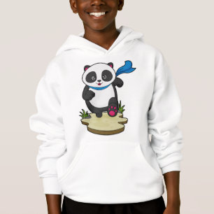 Panda coureur avec Écarf