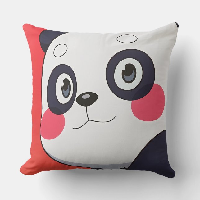 Panda Coussin de caricature pour le décor maison a (Recto)
