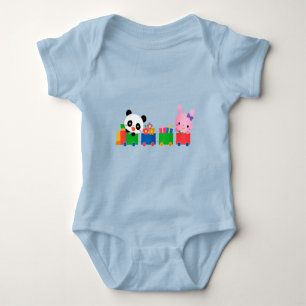Panda Cute Design Baby Jersey Bodysuit