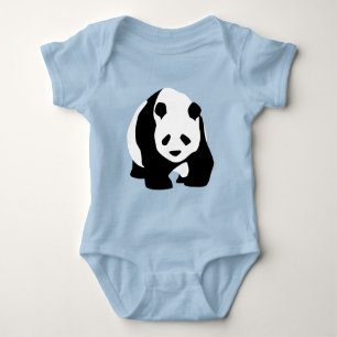 Panda Cute Design Baby Jersey Bodysuit
