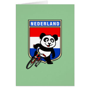 Panda cycliste néerlandais