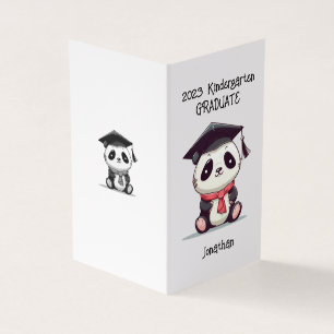 Panda de fin d'études de la petite maternelle
