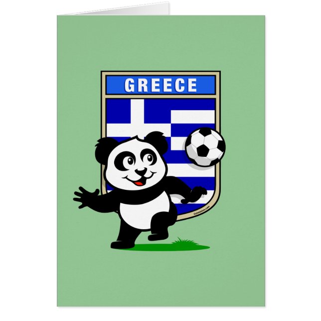 Panda de football de Grèce (Devant)