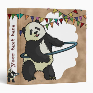 Panda de Hoola Hooping, classeur