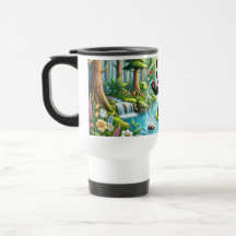 Panda de la chance Voyage Mug 1