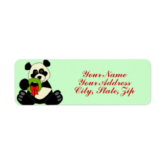 Panda de Noël