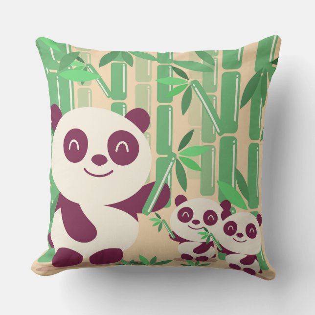 Panda Decorative Pillow (Front)