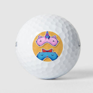 Panda design golf balls