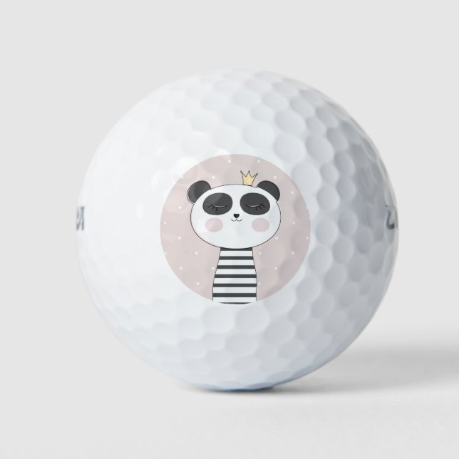 Panda design golf balls (Front)
