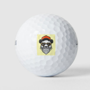 Panda design golf balls