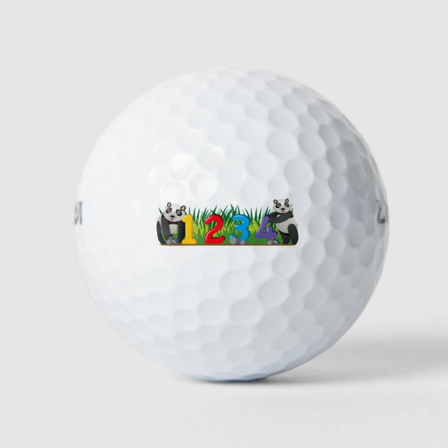 Panda design golf balls (Front)
