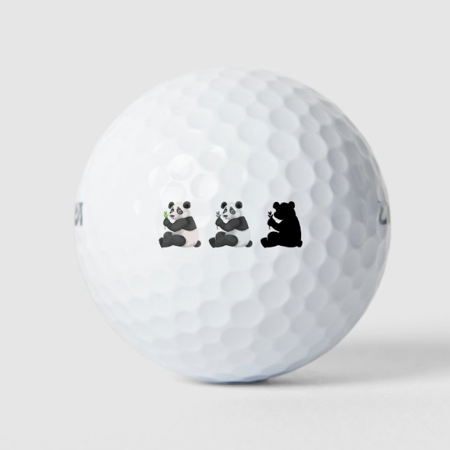 Panda design golf balls (Front)
