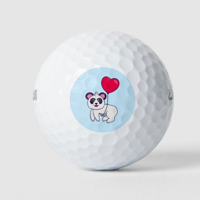 Panda design golf balls (Front)