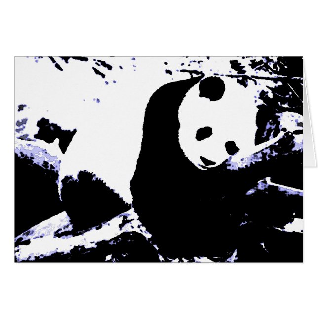 Panda dormant (Devant horizontal)