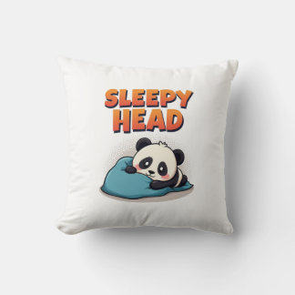 Panda dormante mignonne "Tête dormante" Oreiller