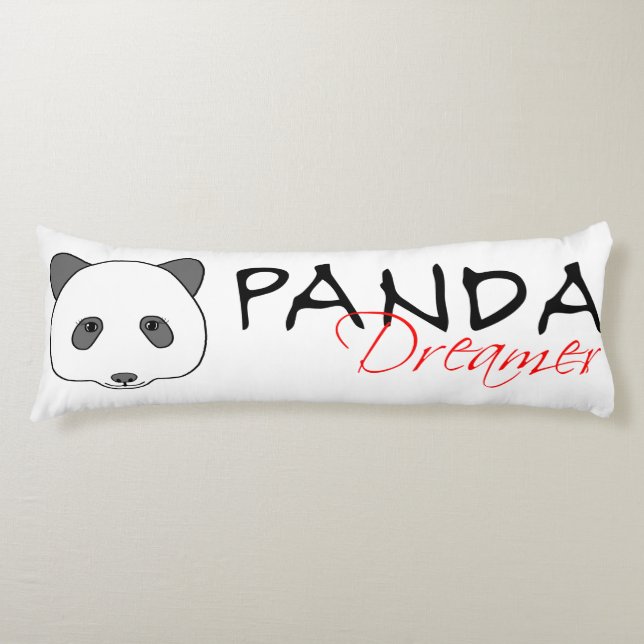 Panda Dreamer Body Pillow (Front)