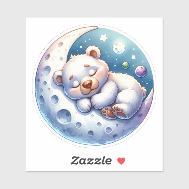 Panda Dreaming on Crescent Moon (Sheet)
