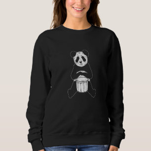 Panda Drummer Entertainer Sweatshirt